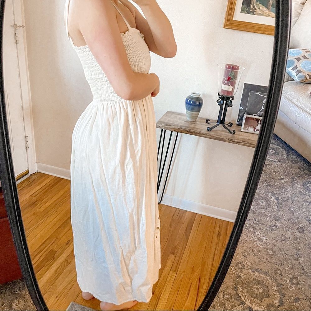 Emerson Fry Santiago Sundress Midi in Buttercream - Picture 4 of 8